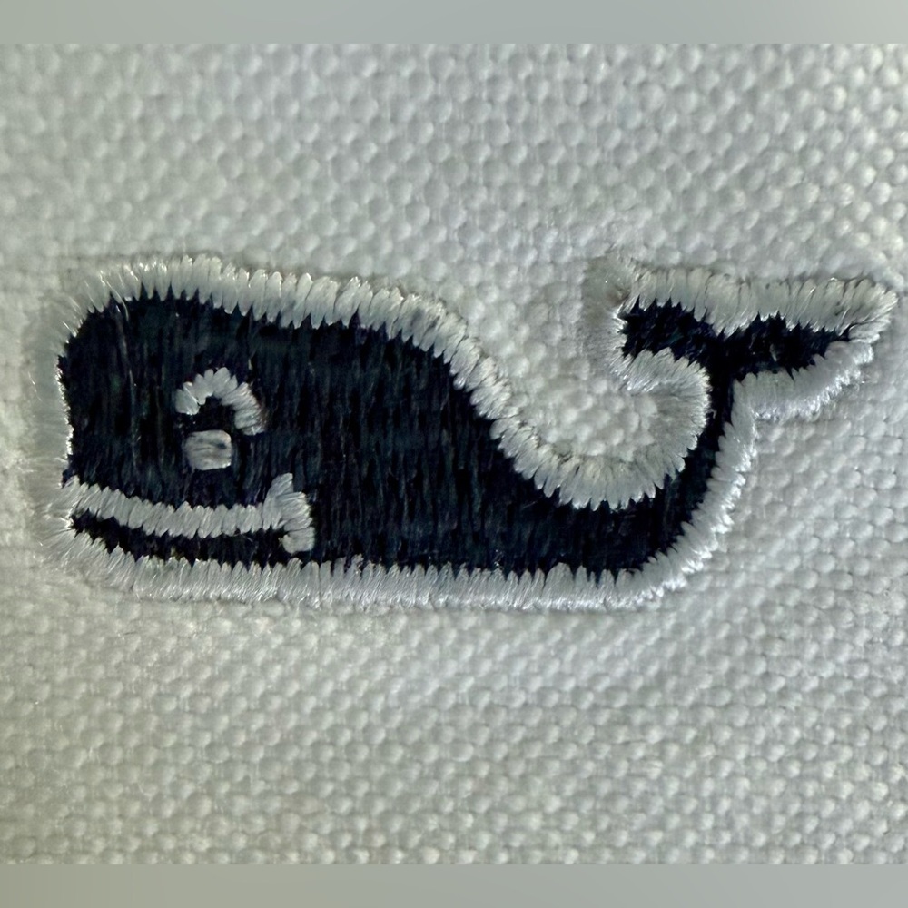 🐳 Vineyard Vines Classic Fit Whale Shirt White Button Down Small - Picture 8 of 13